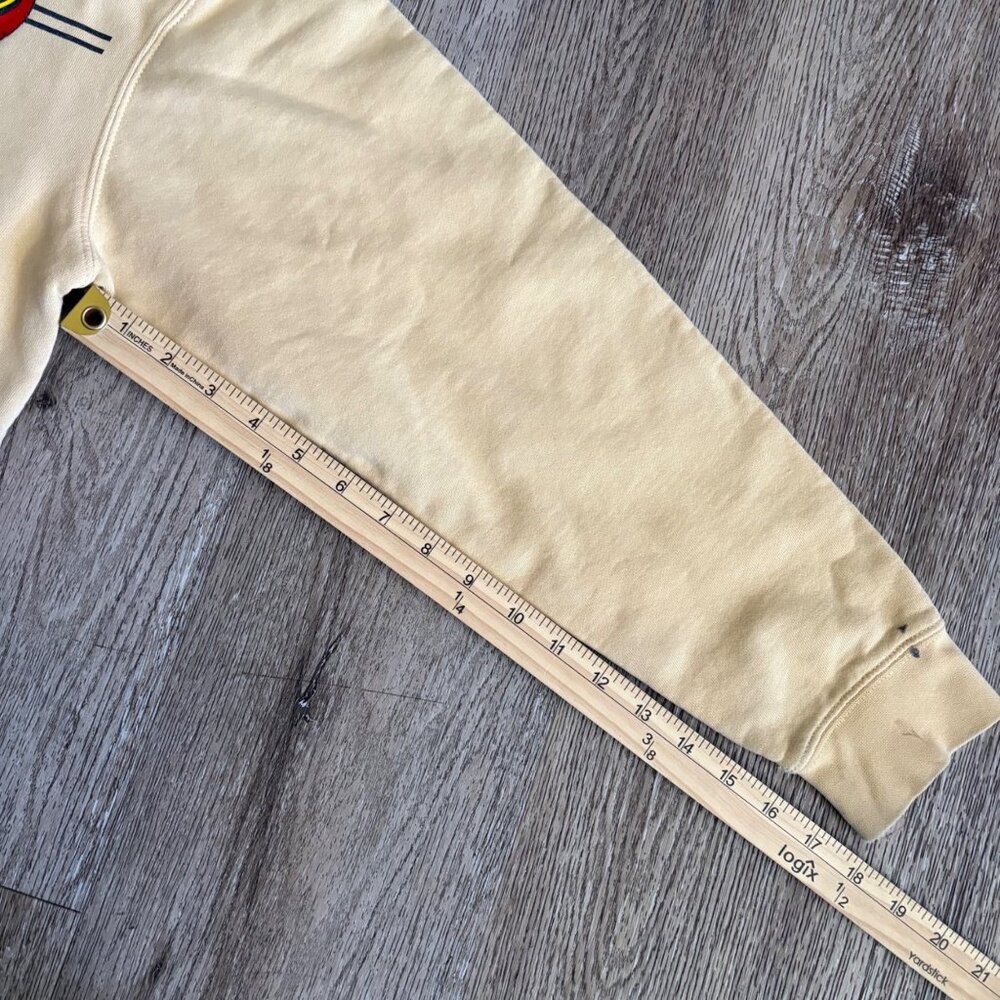 Santa Cruz faded yellow Hoodie Sweatshirt Mens S - Picture 7 of 7